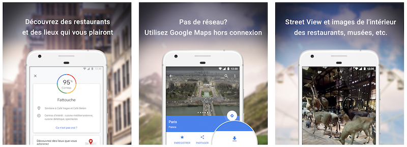 GPS Google Maps, app gratuite au top